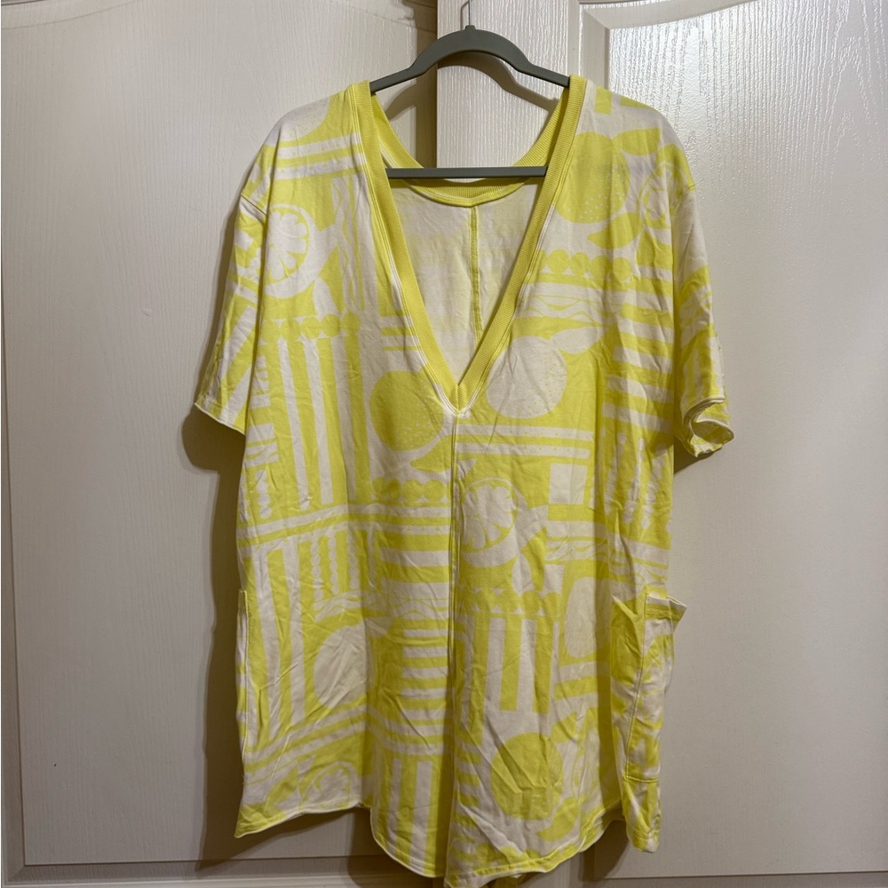 FP Movement by Free People Hot Shot Printed Tee Romper - Picture 3 of 7